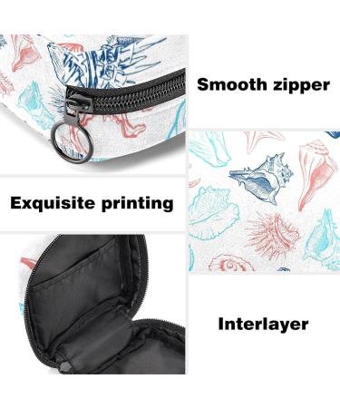 Shop Colorful Menstruation Bag for Women & Girls - Zippered Napkin & Tampon Collective Bag - Buy Online on GoSupps.com