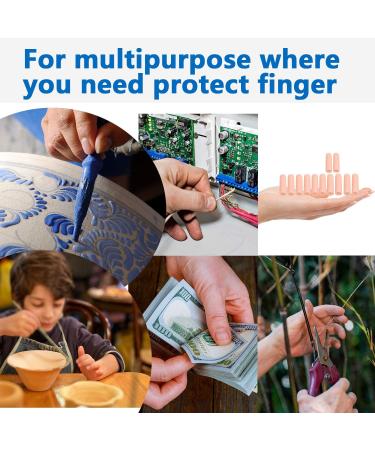JKcare Large Silicone Finger Sleeves - 10 Pack for Trigger Finger, Arthritis, Corns, Calluses - Finger Support & Pain Relief - Buy Online on GoSupps.com