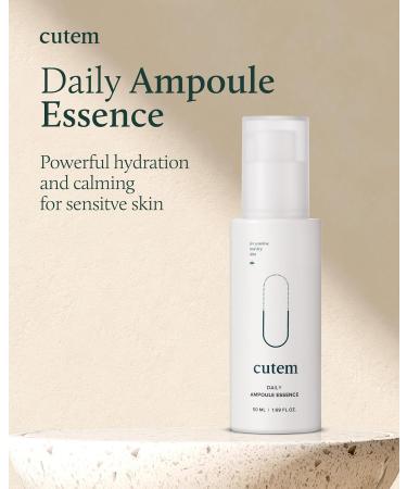 Daily Ampoule Essence - Calming & Hydrating Serum for Sensitive Skin | Peptides Ceramide & Hyaluronic Acid - Shop Internationally - Buy Online on GoSupps.com