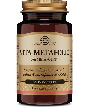 Solgar Solgar Vita Metafolic 50 tablets net weight 11.8 g