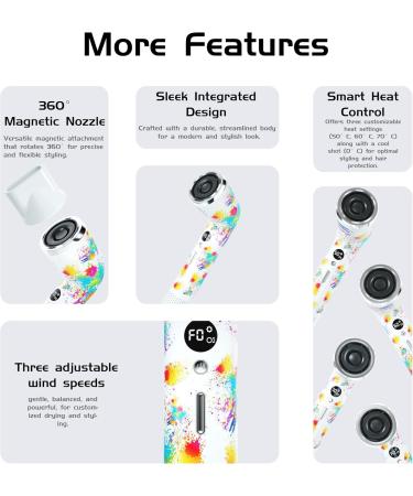 Drying Hair Tool | 100M Negative Ions for Smooth Hair | 3 Heat & Speed Settings | Lightweight Travel-Friendly | Anti-Frizz & Heat Protection - Buy Online on GoSupps.com