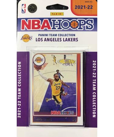 Los Angeles Lakers 2021 2022 Hoops Factory Sealed Team Set with LeBron James Plus