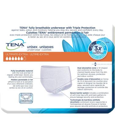 Tena Incontinence Underwear Ultimate 2x-large 10 Count - Buy Online on GoSupps.com