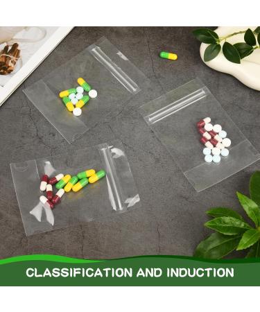 24-Pack Pill Pouch Bags - Waterproof Reusable Easy to Carry for Medicine Organization - Buy Online on GoSupps.com