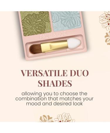 Paul & Joe Eyeshadow Duo 07 Marsh Bird | Khaki Brown & Blue Gray | Refill Only for Custom Eyeshadow Palette | Shop Internationally - Buy Online on GoSupps.com
