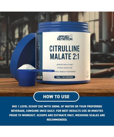  Applied Nutrition Applied Nutrition Citrulline Malate 300G - Buy Online on GoSupps.com