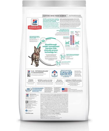 Hill's Science Diet Dry Cat Food - Adult Perfect Weight Chicken Recipe for Healthy Weight Management - Buy Online on GoSupps.com