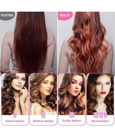 Aulese 30-Piece Curlers Set - Heatless Large Curling Winder Self-Adhering Velcro Hair Rollers with Clips for Professional Styling - Perfect for Gorgeous Curls! - Buy Online on GoSupps.com