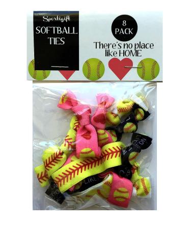 8 Piece Softball Gifts Hair Elastics - Softball Gifts for Girls  Girls Softball  Softball Bracelet  Softball Accessories for Players  Women  Girls  Coaches  Teams  High School Softball Teams - Buy Online on GoSupps.com