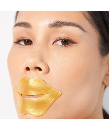 Buy Skin Gym Youth Haus Gold Lip Mask - Hydrating Anti-Aging Treatment with Hyaluronic Acid & Vitamin E - 1 Pack for Smoothing Lips - Buy Online on GoSupps.com