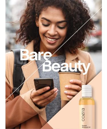 Coera Sweet Almond Oil 4 fl oz | For Hair Skin Face and Nails | Cold Pressed & Hexane Free | Carrier Oil | Free of Parabens SLS & Fragrances 4 Fl Oz (Pack of 1) - Buy Online on GoSupps.com