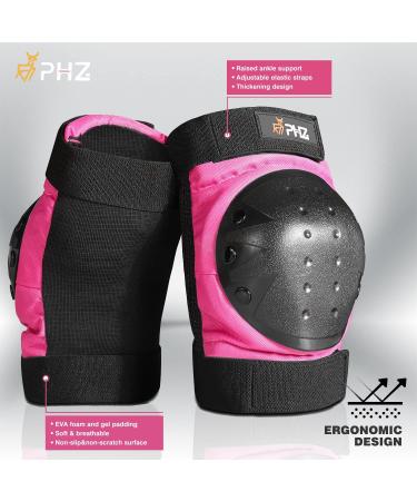 Adjustable Kids/Adults Bike Helmet & Protective Gear Set - Pink Child (Small) | For Scooter, Skateboarding, Biking, Roller Skating | Toddler to Adult Sizes - Buy Online on GoSupps.com