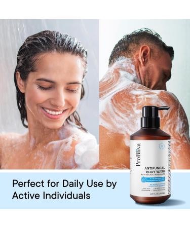 Antifungal Body Wash Treatment Soap Antibacterial Wash for Jock Itch Ringworm Back Acne Tinea & Foot Odor Medicated Skin Relief Cleanser Gel with Tea Tree Oil & Tolnaftate for Men and Women 1 - Buy Online on GoSupps.com