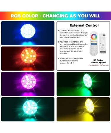 HUSUKU 2inch 2000LM 36W Underwater Drain Plug Light for Boat Pool - IP68 Waterproof Al-Alloy Marine LED Plug Light | Fishing Boat Yacht Pontoon Pool Light 2000LM RS2-0 - Buy Online on GoSupps.com