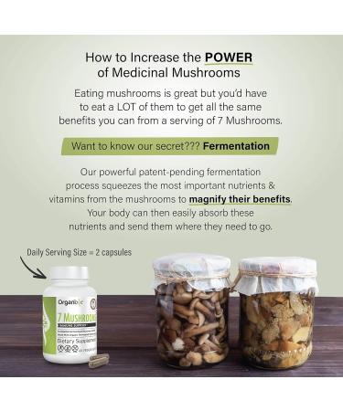 Organixx 7 Mushroom Organic Mushroom Supplement (60 Vegetarian Capsule) & Multi-Vita-Maxx Whole Food Multivitamin (90 Gel Capsules) - Buy Online on GoSupps.com
