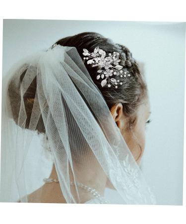 FRCOLOR Bridal Hair Comb Clip Wedding Bridal Hair Comb Hair Accessories for Women Rhinestone Hair Decoration Wedding Hair Accessories The Flowers Bride Rhinestones Iron Sheets - Buy Online on GoSupps.com