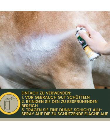 First Aid Set for Animals | Silver Spray & Zinc Ointment for Horses Cows & Pets | Wound Healing & Disinfection Spray | 250ml & 200ml - Buy Online on GoSupps.com