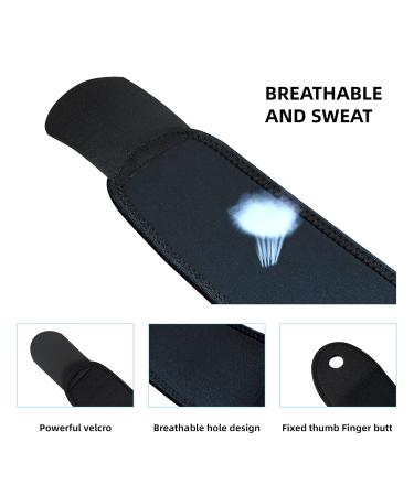 NW Carpal Tunnel Wrist Brace - Adjustable Support for Tendonitis Pain Relief | Sports & Daily Use (Black Size 2 - Buy Online on GoSupps.com