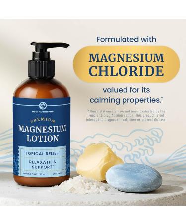 Nobi Nutrition Magnesium Lotion | Relieves Muscle Cramps & Soreness | Relaxation & Calming Support | Topical Magnesium Cream for Leg Cramps | Maximum Absorption | Soothing Rub with Shea Butter | 8 oz - Buy Online on GoSupps.com