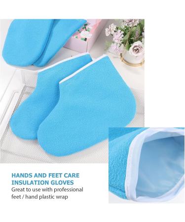 minkissy 3 Sets and Ladies Cover Bathing Mitts Kit Supplies Warmer Hand of Spa Care Insulated Women Foot Paraffin Gloves Wax Bath Accessories Booties for Students Covers - Buy Online on GoSupps.com