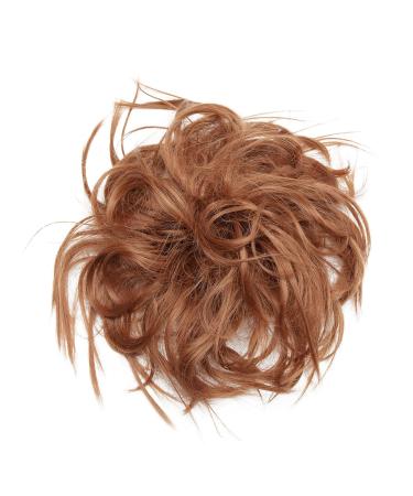 Shop TESS Hair Tie - Voluminous Messy Bun Hairpiece (Light Auburn) - Perfect for Women & Girls | 45g Elastic Band - Buy Online on GoSupps.com