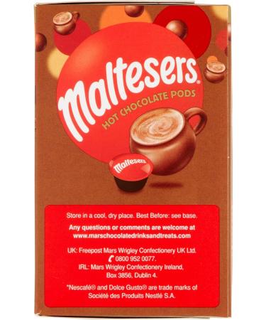 Maltesers Boisson au Chocolat - Dolce Gusto Compatible - 40 Capsules (8x5) - Buy Online on GoSupps.com