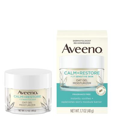 Buy Aveeno Calm + Restore Oat Gel Moisturizer 1.7 oz - Fragrance Free Hydration - Buy Online on GoSupps.com