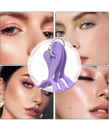 Eyeliner makeup stencil Eyeliner makeup tool 3 Part Eyeshadow Contour Guide for Beginners Eyelash shaper tool beauty tool for business stage presentations home Purple - Buy Online on GoSupps.com