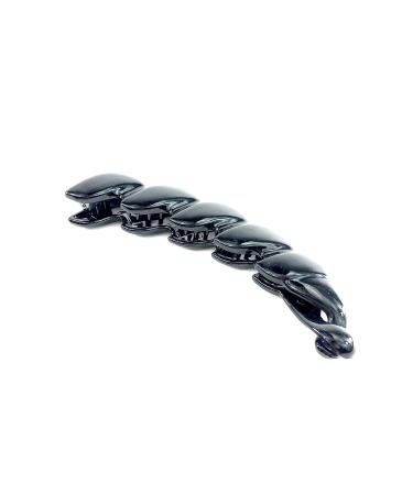 2 Pack Banana Hair Clips - Black & Brown Twisted Hair Combs for Women - Stylish Fish Grip Accessories - Buy Online on GoSupps.com