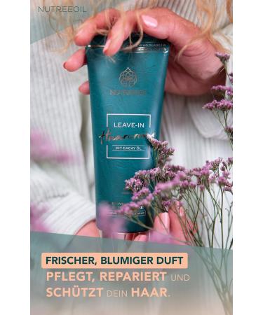 Nutrereeoil Leave-In Hair Cream Set | 200ml | Cacay Oil & Vitamin E | Anti-Frizz Moisture & Curls | Vegan | International Shipping - Buy Online on GoSupps.com