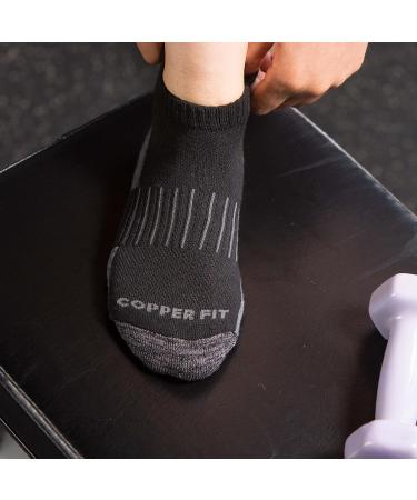 Copper Fit Ankle Length Sport Socks - Large/X-Large Black - Buy Online on GoSupps.com
