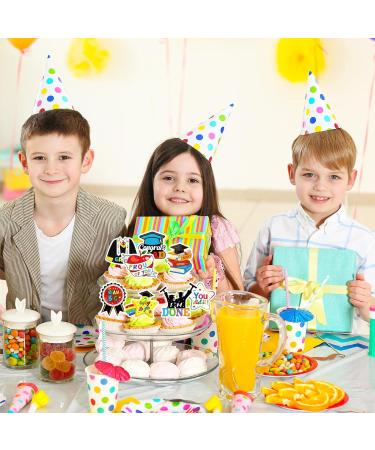 JarThenaAMCS 32Pcs Kindergarten Graduation Cupcake Toppers Class of 2024 Congrats Grad Cupcake Picks for Preschool Primary School Graduate Party Supplies 8 Designs - Buy Online on GoSupps.com