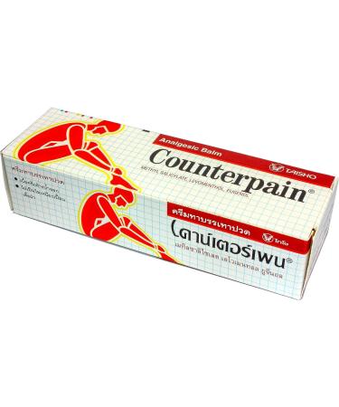 Counterpain Warm Analgesic Balm 240g (2x120g) - Thai Original for Strains, Sprains & Bruises - Made in Indonesia - Buy Online on GoSupps.com