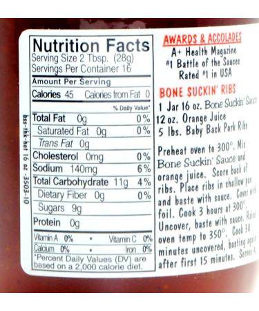  Bone Suckin' Suckin' 4-pack of sauces: 2 x hot/sharp style (454g per glass) + 2 x classic/non-sharp style (454g per glass) - Buy Online on GoSupps.com