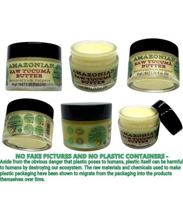Nativilis Amazonian Raw TUCUMA BUTTER (Astrocaryum vulgare) GREAT HAIR CONDITIONER - HIGH CONCENTRATION VITAMIN-A BETA-CAROTENE - SKIN and Hair Care - nourishing moisturizing antioxidant - Copaiba - Buy Online on GoSupps.com