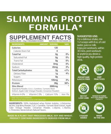 MFL Slim WHEY Protein Powder | 28g Protein | Low Carbs | Slimming Nutritional Shake | Sweetened with Stevia | 2 lbs. (Chocolate Berries) Chocolate Berries 2 Pound (Pack of 1) - Buy Online on GoSupps.com