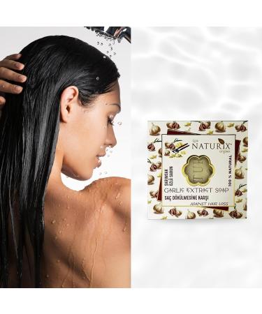 Black Garlic Organic Bar Soap - Moisturizing Natural Oil Cleanser for Hair Hands Face & Body | Skin Care Bath Wash - Buy Online on GoSupps.com