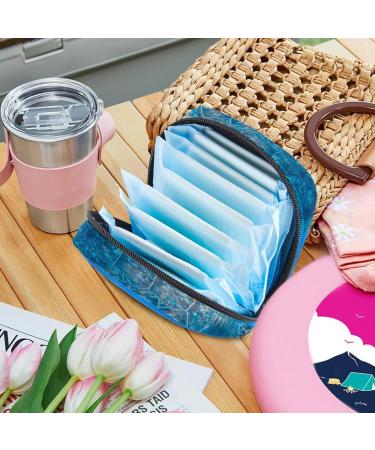 MUOOUM Menstrual Pad Bag | Sanitary Napkin Holder | Tampons Collection Pouch (Sea Turtle) | Multi-colored 9 - Buy Online on GoSupps.com