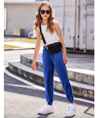 Arshiner Girls 2 Piece Hoodies Outfit | Sweatpant and Sweatshirt Set 10-11 Years | Royal Blue Tracksuit Clothing - Buy Online on GoSupps.com