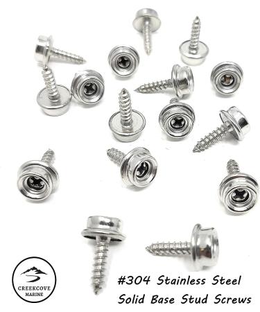 Marine Grade Stainless Steel Snap Button Kit - 228 Piece Set for DIY Canvas, Leather, and Upholstery Repair | Snap Tools and Fabric Base Components Included - Buy Online on GoSupps.com