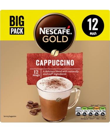 Nescaf Gold Cappuccino Sachets 12 Cups (Pack of 3) - Buy Online on GoSupps.com