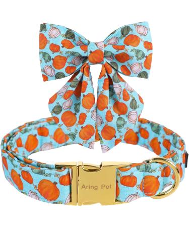 Buy Cute Pumpkin Dog Collar for Halloween - Cotton Halsan for Small Medium & Large Dogs | Aring Pet - Buy Online on GoSupps.com