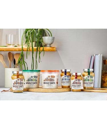 Whole Earth Smooth Organic Peanut Butter 340 g Jar Original Nut Spread Made with All Natural Ingredients No Added Sugar Gluten Free Vegetarian & Vegan Friendly - Buy Online on GoSupps.com