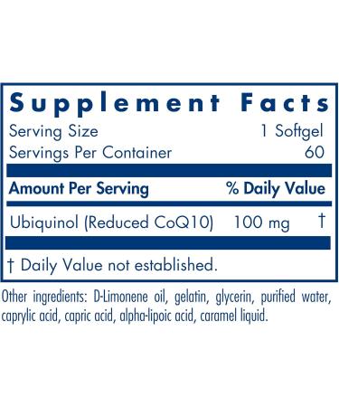 Allergy Research Group CoQH-CF 100 mg - Premium CoQ10 Supplement (60 Gels) | International Shipping Available - Buy Online on GoSupps.com