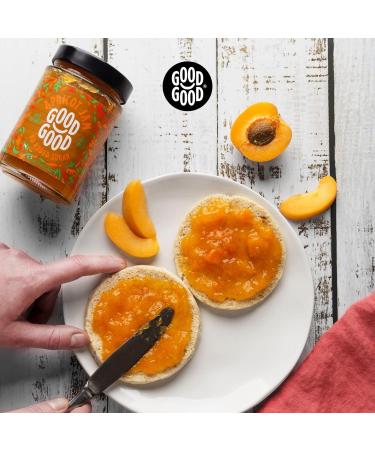 GOOD GOOD Sweet Apricot Jam - Keto Friendly, Low Calorie, Vegan, Gluten Free & Preserves - Buy Online on GoSupps.com