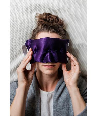 Victoria's Lavender Aromatherapy Eye Mask & Pillow Set - Soothing Lavender Eye Mask for Hot & Cold Relief Weighted Design Silk Mask Lavender Pillow & Linen Spray (8 oz) - (Set of 2) Lavender Linen Spray 8 Ounce & Eye Mask - Buy Online on GoSupps.com