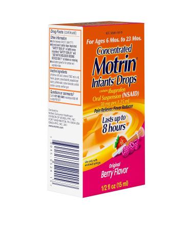 Buy Motrin Concentrated Original Drops - Berry Flavor 0.5 Ounce | Fast International Shipping - Buy Online on GoSupps.com