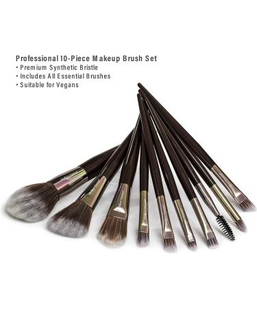 Mineral Makeup Set/Kit 17 Piece - Loose Powder Minerals COMPLETE SET - 2 Shades Foundation Setting Veil Bronzer Highlighter Concealer Primer & Professional Brush Set (Dark Warm & Dark) - Buy Online on GoSupps.com