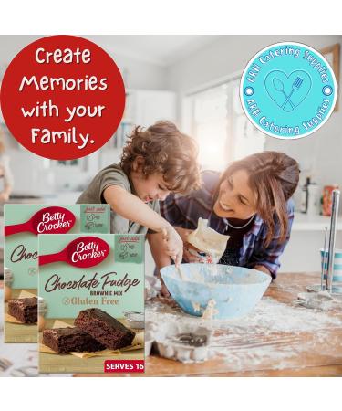 Chocolate Fudge Betty Crocker Gluten Free Brownie Mix 415g x2 - Buy Online on GoSupps.com