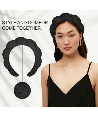 MAPICNNT Cute Pink Spa Headband for Face Washing and Makeup - Terry Cloth Bubble Skincare Headband for Spa and Facial Care - Buy Online on GoSupps.com